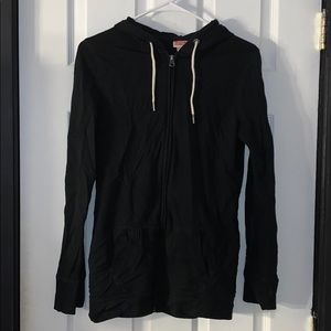 Black Zip Up Hoodie